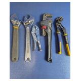 (5) Olympia/Vise-Grip Assorted Wrenches
