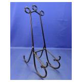 Wrought Iron Scroll Display Easel