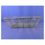 Vintage Industrial Wire Locker Basket