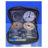 96-Capacity CD/DVD Travel Binder Case