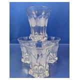 (4)Eagle Medallion Glass Tumblers Lot