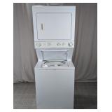 Frigidaire White Stacked Washer & Electric Dryer