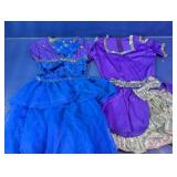 (2) Girls Dance Costume Dresses