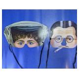 Vintage Style Cardboard Character Masks