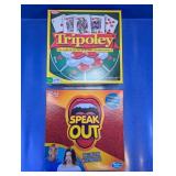 (2) Tripoley & Speak Out Game
