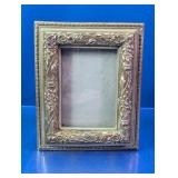 Ornate Gilded Floral Tabletop Photo Frame