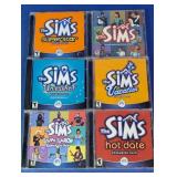 (6) The Sims PC Expansion Pack Games
