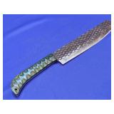 Hammered Finish Kitchen Knife