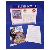 Super Bowl I Patch & Collector Set