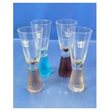 (4) Royal Caribbean Cordial Glasses