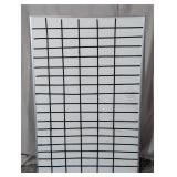 ACCO Large Framed Whiteboard with Grid Detail