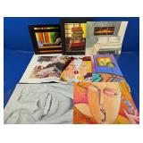 Mixed Canvas and Paper Art Collection