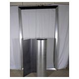 Metal Display Frame with Curved Panel Insert