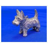 Vintage Metal Scottie Dog Figurine