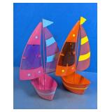 Sailboat Decor Sculptures