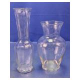 Assorted Clear Glass Bud Vases