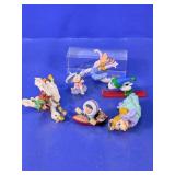 Whimsical Holiday Figurine Ornaments Decor