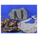 (3) Assorted Travel & Tote Bags