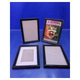 Black Picture Frames with Pizza Sign