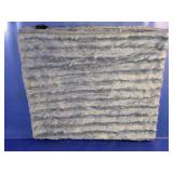 Blue Faux Fur Weighted Blanket Insert