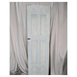 (1) Vintage Painted Wooden Door