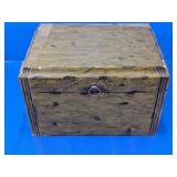 Vintage Compressed Wood Storage Chest