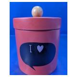 Target Heart Cookie Jar with Lid