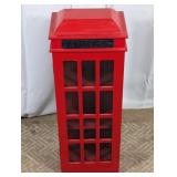 London Telephone Booth Curio Cabinet