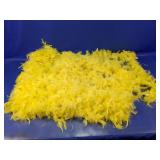 Bright Yellow Feather Decorative Craft Material