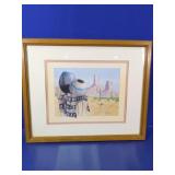 Framed Southwest Desert Pottery Art Print