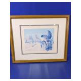 Framed Southwest Desert Pottery Art Print