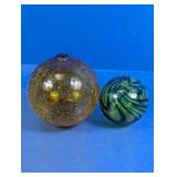 Decorative Glass Orb Hanging Decor Pieces