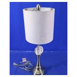 L&B Home Decor Brushed Nickel Table Lamp