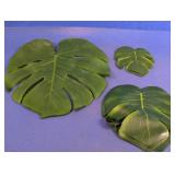 Artificial Tropical Leaf Placemats Decor