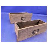 Hanging Wooden Drawer Boxes