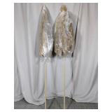 (2) Palapa Style Patio Umbrellas