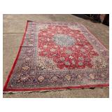 Medallion Pattern Area Rug with Fringe