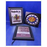 Superhero Theme Party Framed Signage Lot