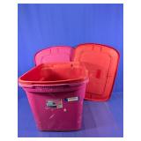 Sterilite 18 Gal Plastic Storage Tote w/ Lids