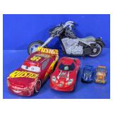 Diecast Cars And Toy Motorcycle Mixed Lot