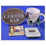 Decor Assortment Sign Mug Coaster Plaque Lot