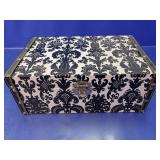Damask Print Storage Trunk