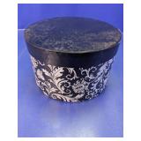 Decorative Black & White Damask Gift Box