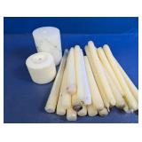 Ivory Candle Assortment With Tapers