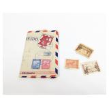 1953 Colombia Airmail Cover & Stamps Lot