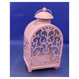 Decorative Metal Lantern with Hinged Door