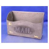 Metal Mail Holder with Embossed MAIL