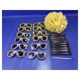 Novelty Sunglasses Party Decor Accessory Set