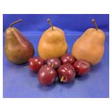 Decorative Pears and Apples Display Set