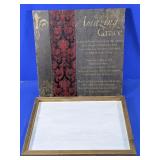 (2)Amazing Grace Framed Wood Wall Art